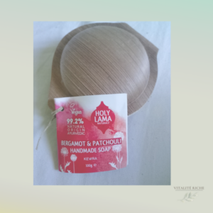 Savon Ayurvédique Kewra-Bergamote & Patchouli-Fait Main 100g Holy Lama
